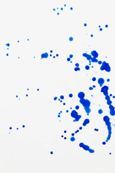 Blauer Splatter — Stockfoto