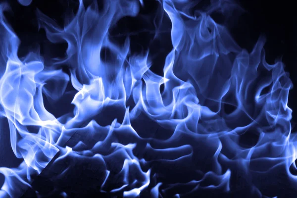 Blue fire — Stock Photo, Image
