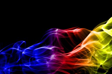 çok renkli duman