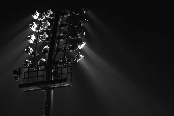 La torre de la luz del punto del estadio — Foto de Stock