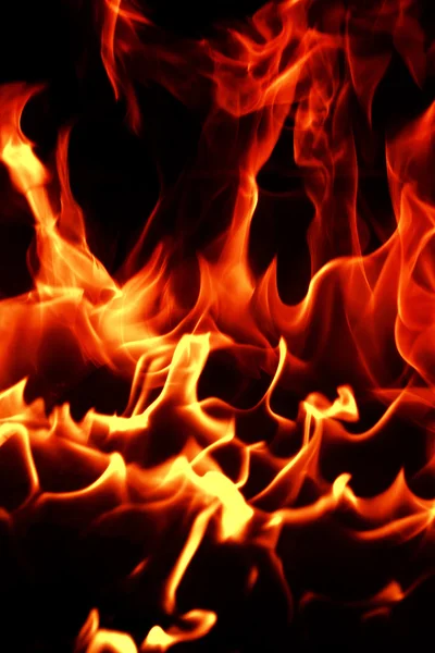 Eld lågor — Stockfoto