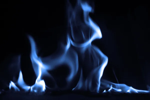 Modrý plamen — Stock fotografie