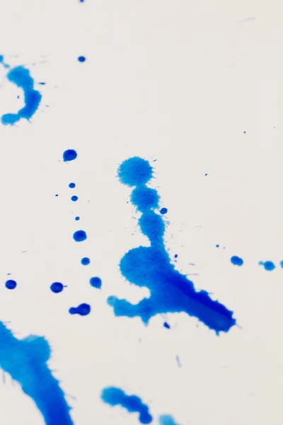 Blå splatter — Stockfoto