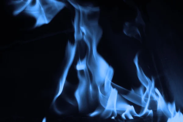 Голубое пламя — стоковое фото