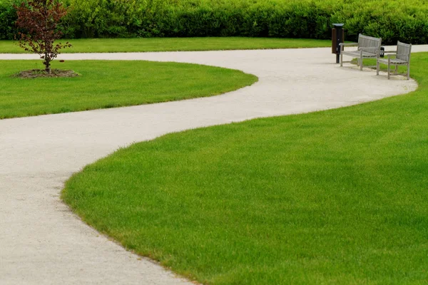 Winding path through — Stock Photo, Image