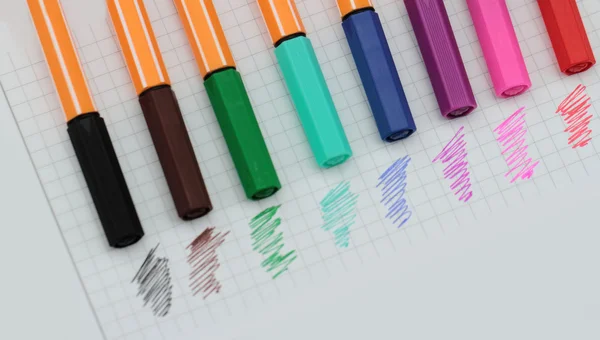 Χρώμα στυλό — Φωτογραφία Αρχείου