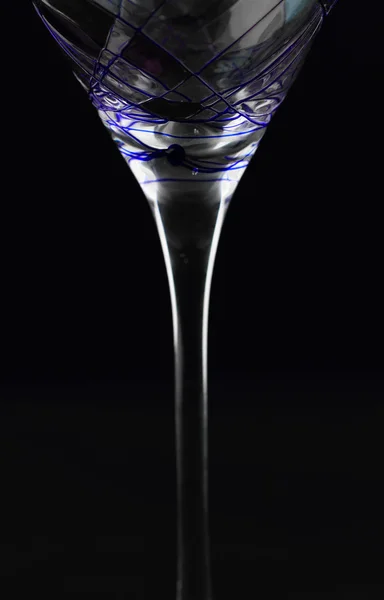 Glas op donker — Stockfoto
