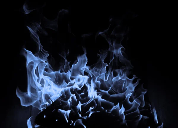 Blaue Flamme — Stockfoto