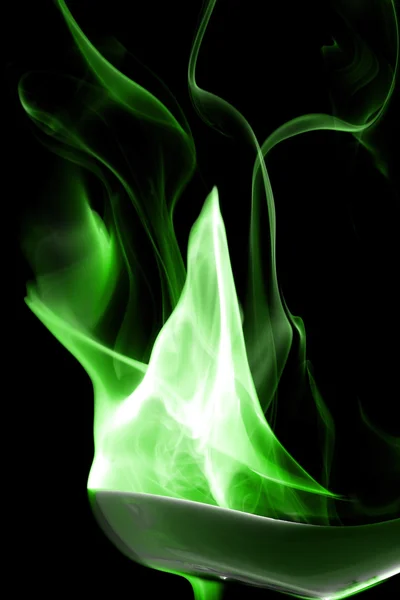 Zöld füst — Stock Fotó