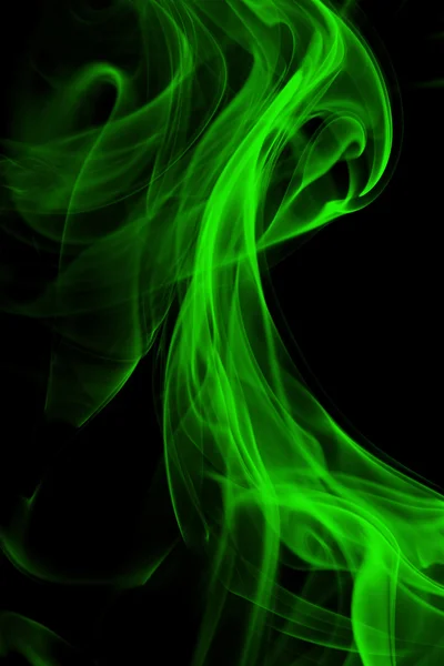 Green smoke — Stock Photo, Image