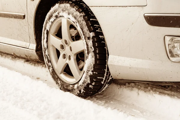 Winter tyre — Stock Photo, Image