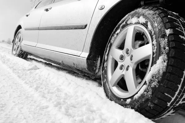 冬季轮胎 免版税图库图片