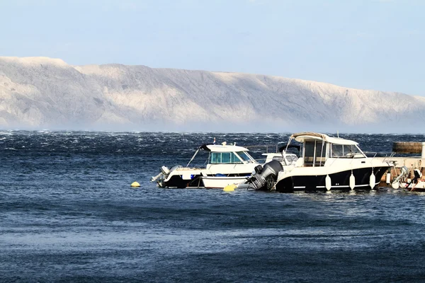 Small motorboats — Stock Photo, Image