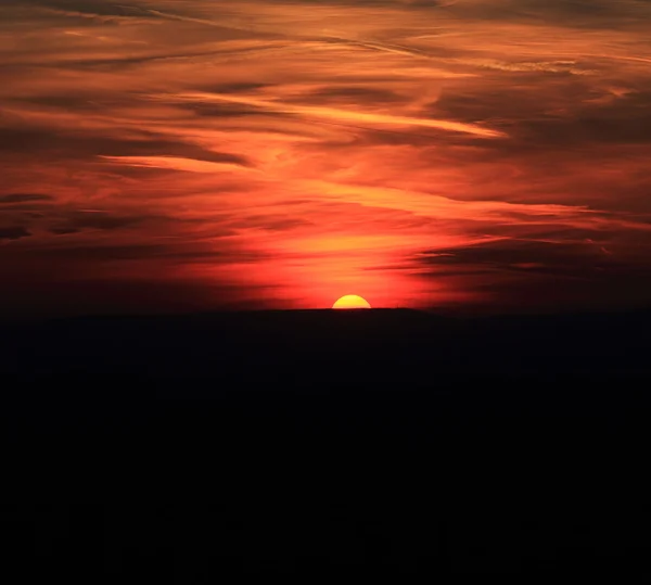 Puesta de sol roja —  Fotos de Stock