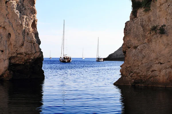 Stiniva defne vis Adası — Stok fotoğraf