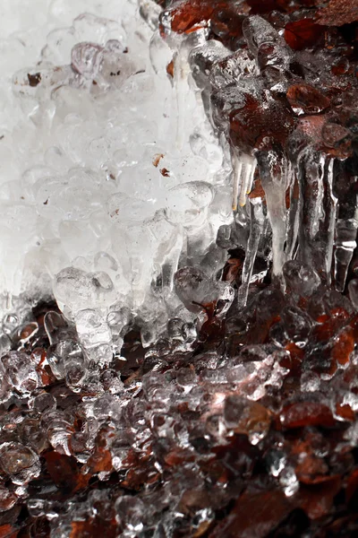 Buz makro — Stok fotoğraf