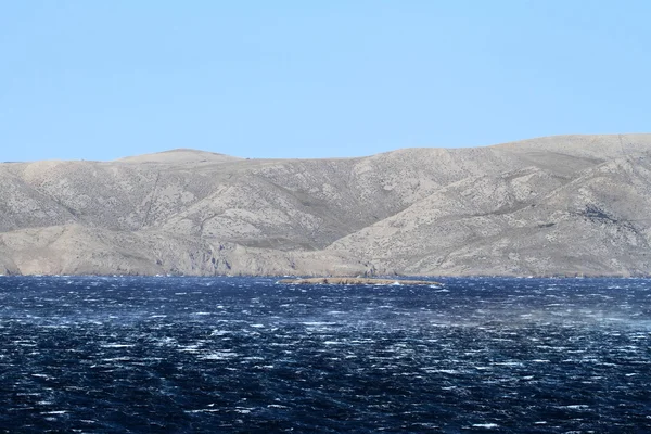 Raging sea with furious waves — Stock Photo, Image