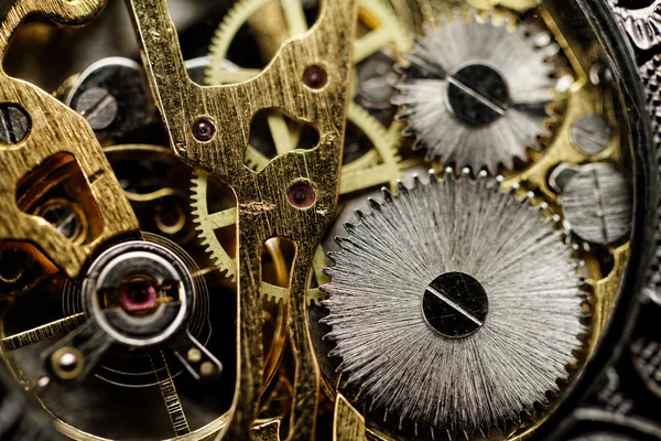 Watch gears very close up — Stock Photo, Image