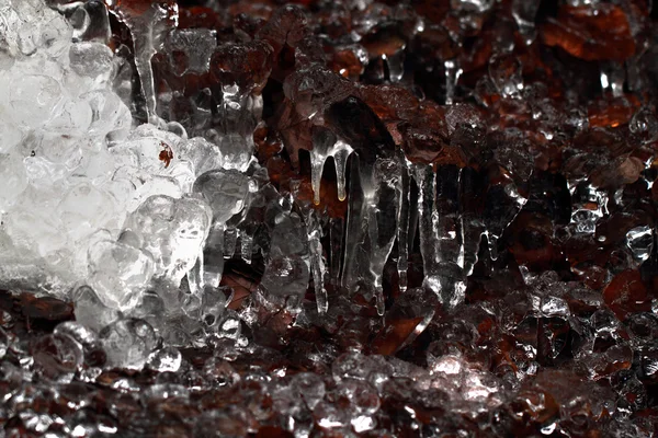 Ice macro — Stock Photo, Image