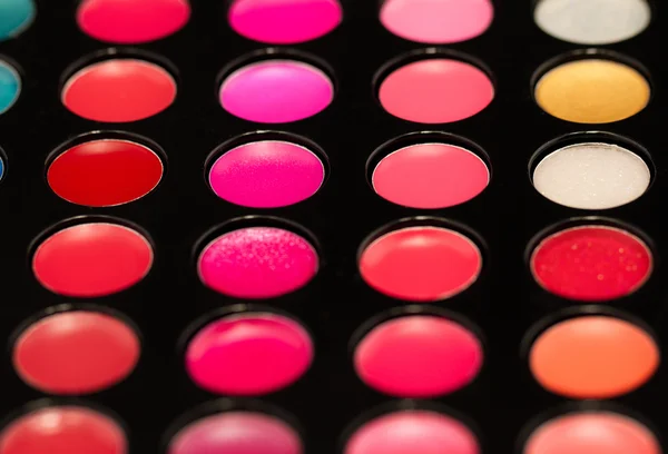 Lip gloss palette — Stock Photo, Image