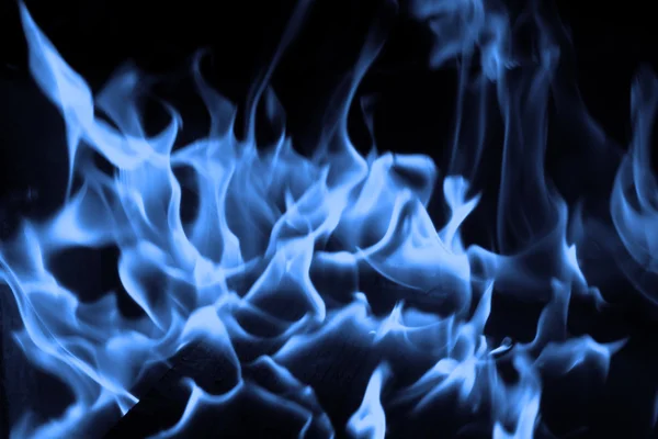 Blå flamma — Stockfoto