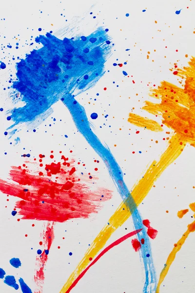 Paint splashing — Stock Photo, Image