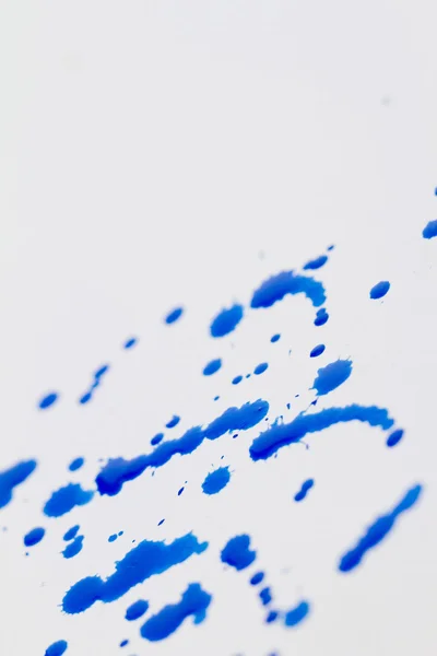 Blauwe splatter — Stockfoto