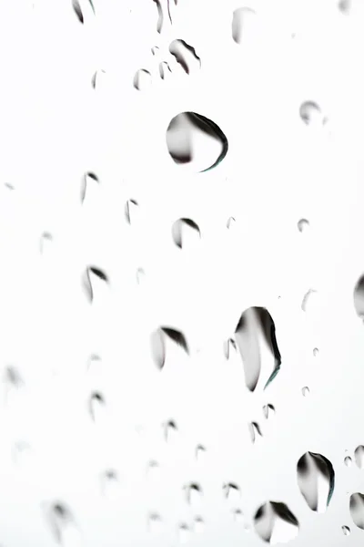 Gotas de agua sobre vidrio — Foto de Stock