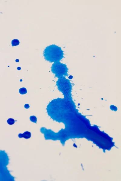 Blue splatter — Stock Photo, Image