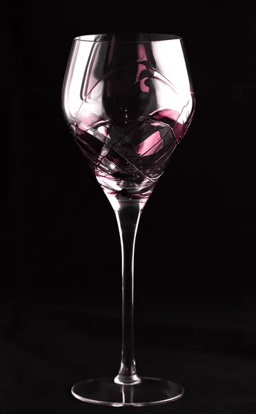 Glas på mörka — Stockfoto