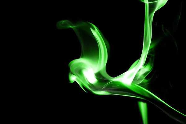 녹색 연기 — 스톡 사진