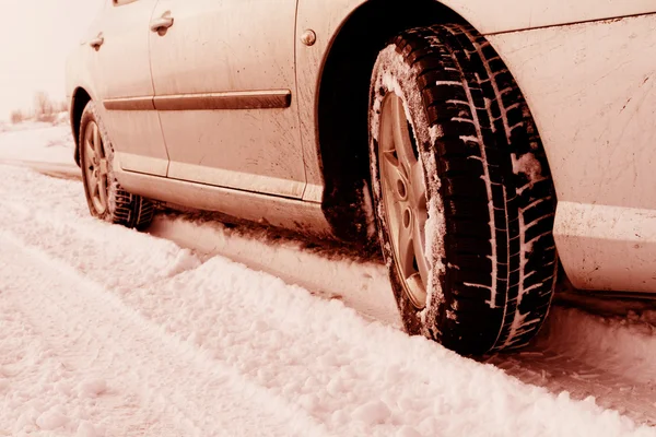 Neumático de invierno — Foto de Stock