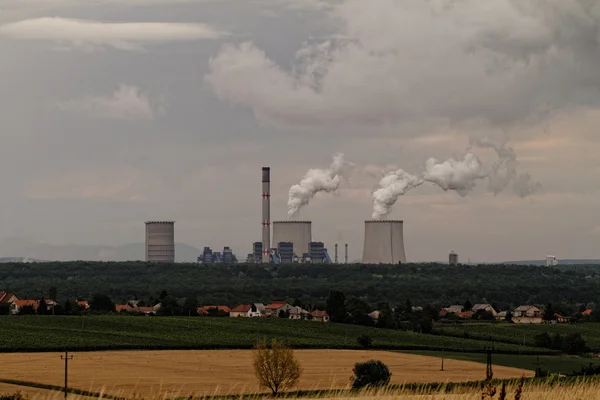 Varmekraftverk – stockfoto