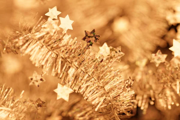 Klatergoud. decoratie van Kerstmis. — Stockfoto