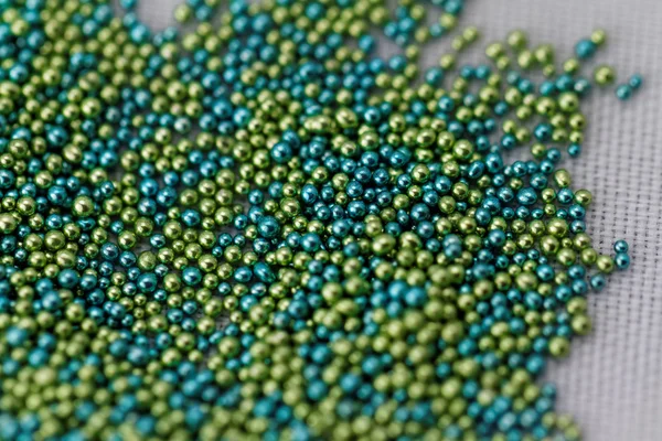 Stapel turquoise en blauwe ballen — Stockfoto