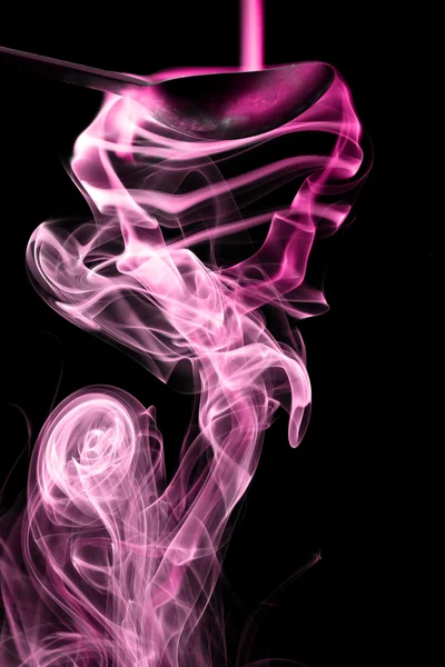 Fumaça rosa — Fotografia de Stock