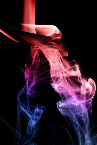 Multicolored smoke — Stock Photo, Image