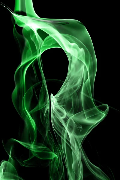 Green smoke — Stock Photo, Image