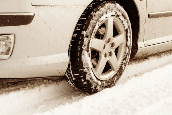 Zimní pneumatiky — Stock fotografie