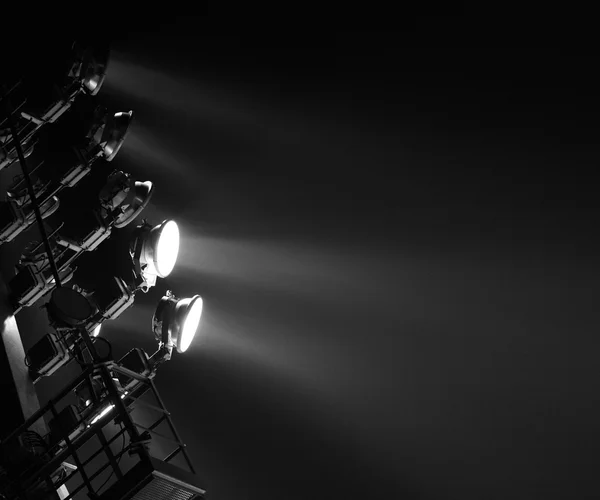 Das Stadion-Scheinwerferlicht — Stockfoto