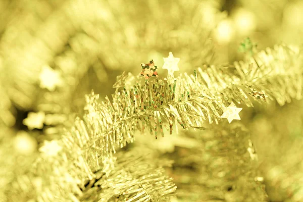 Klatergoud. decoratie van Kerstmis. — Stockfoto