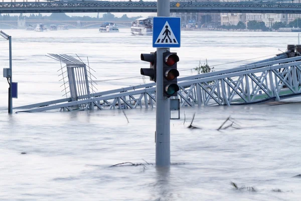 Donau in Budapest — Stockfoto