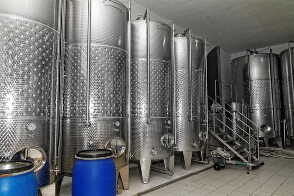 Entreprise vinicole dans l'usine — Photo