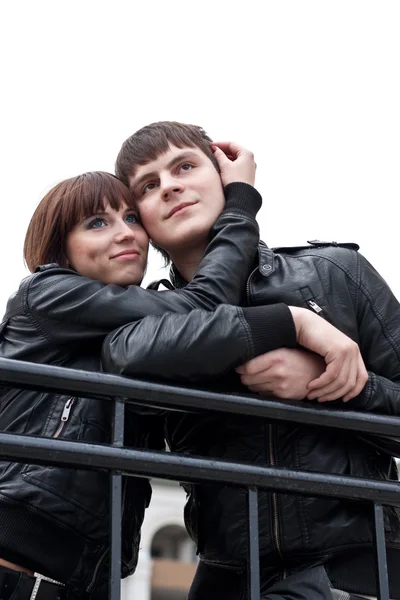 Picture of beautiful couple outdoors — Stock Photo, Image