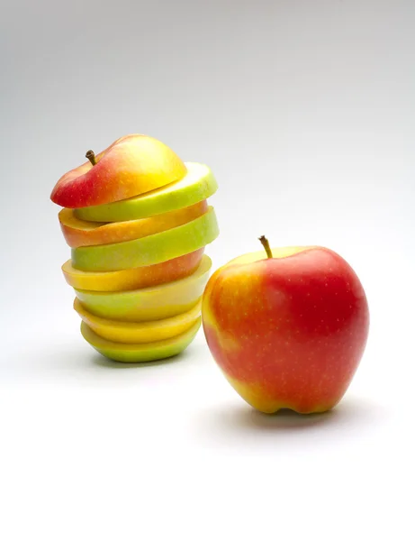 Två äpplen — Stockfoto