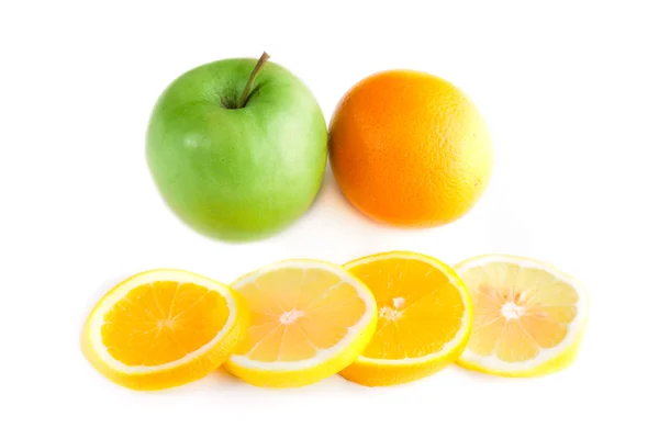 Fruits on the white background — Stock Photo, Image