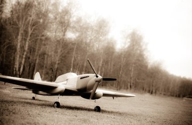 eski tarz fotoğraf Il-2 radyo modeli