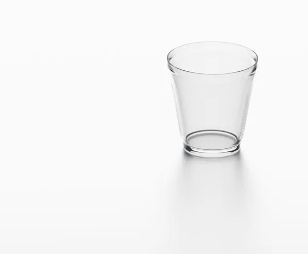 Renderowane szkło biały — Zdjęcie stockowe