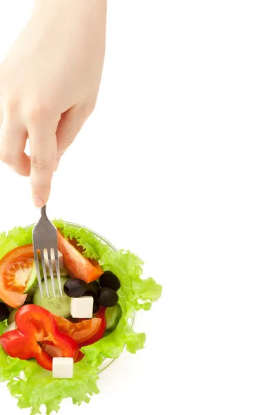 Picture of greek salad — Stock Photo, Image