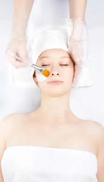 Woman at spa procedures — Stock Photo, Image